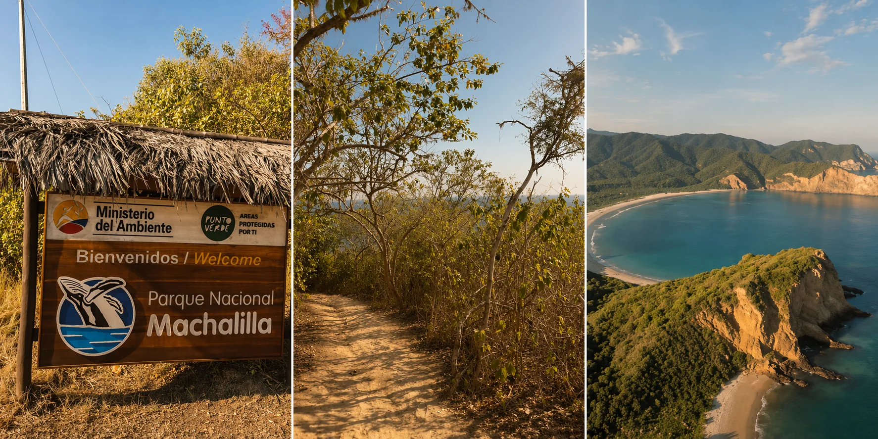 Parque Nacional Machalilla en Manabí Ecuador senderos naturaleza y playas