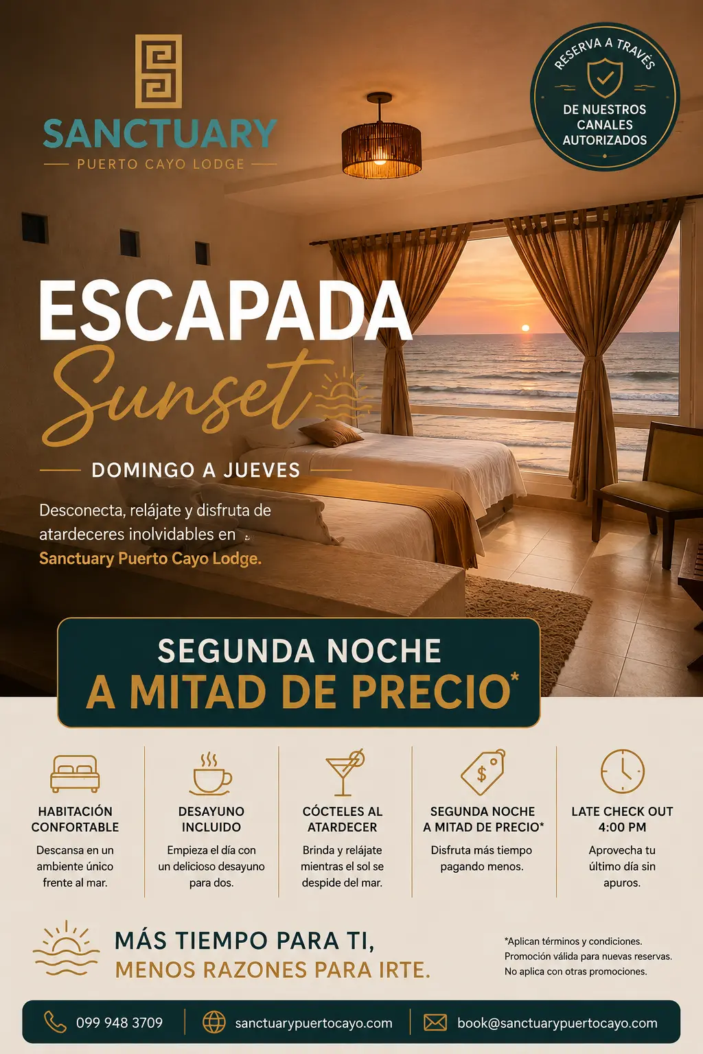 Escapada Sunset en Sanctuary Puerto Cayo